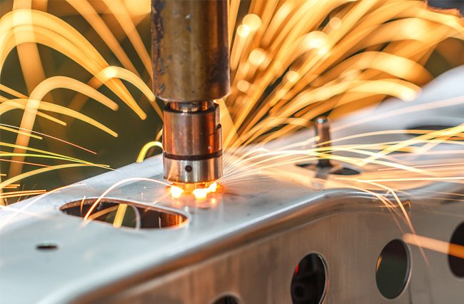 Laser welding a formed sheet metal enclosure