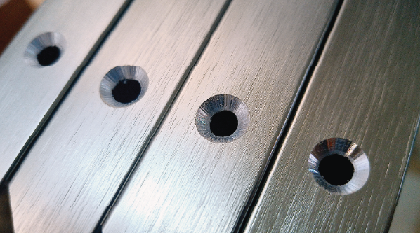 Applications of countersink holes